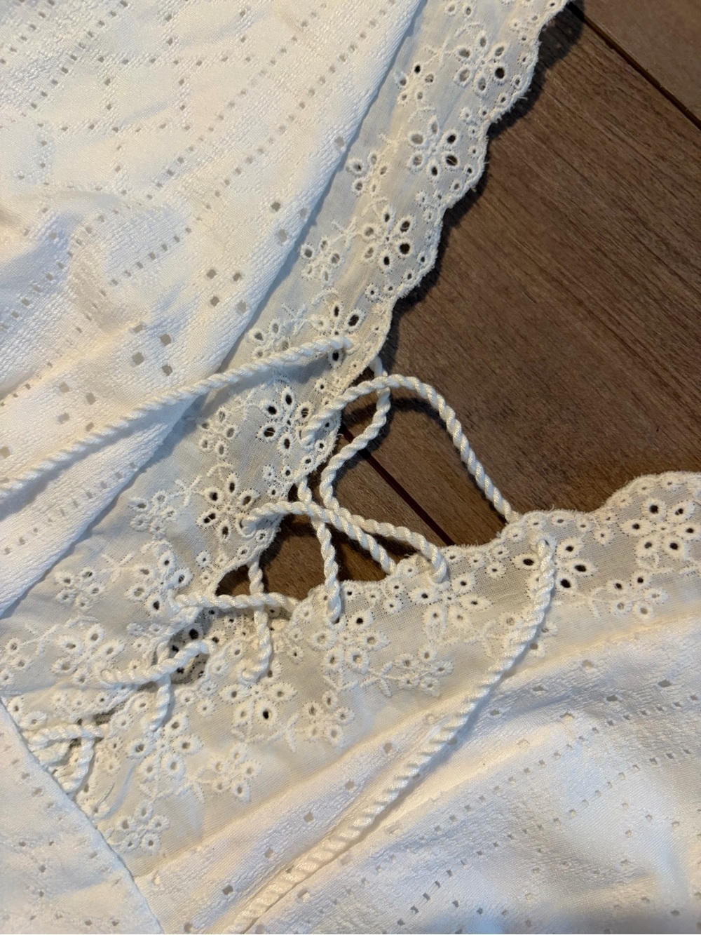 Dex White Crochet Maxi Dress - Picture 3 of 8